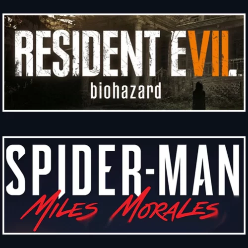  Resident Evil Biohazard+SpiderMan Miles Morales